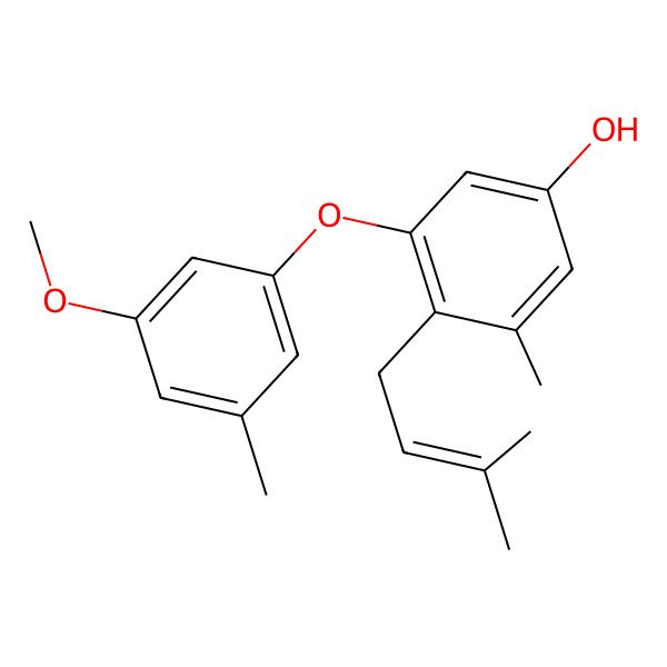 2D Structure of Diorcinol O