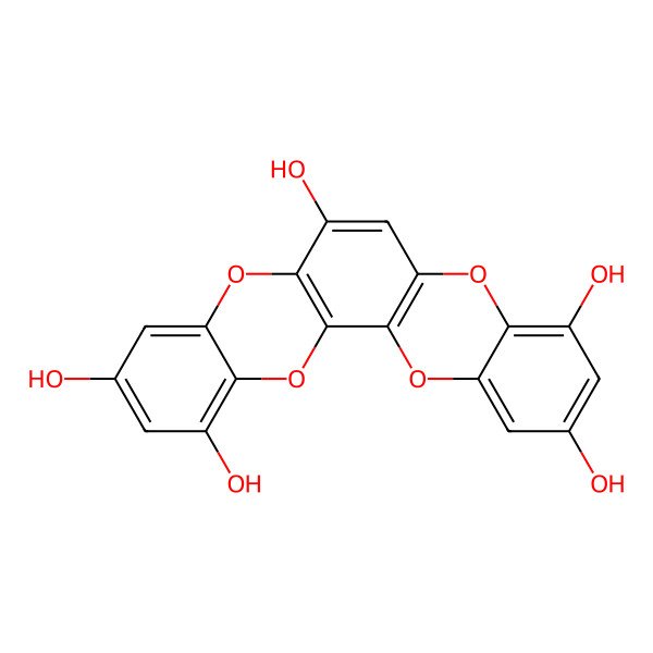 2D Structure of Dioxinodehydroeckol