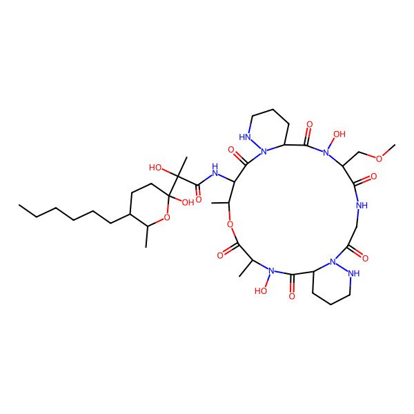 2D Structure of Diperamycin