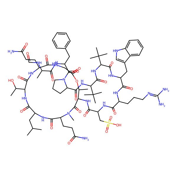 2D Structure of Discodermin A, Discodermia kiiensis