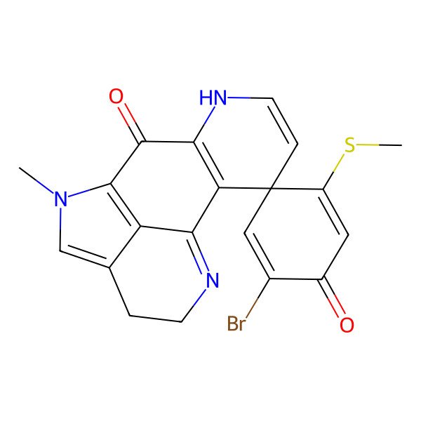 2D Structure of discorhabdin U