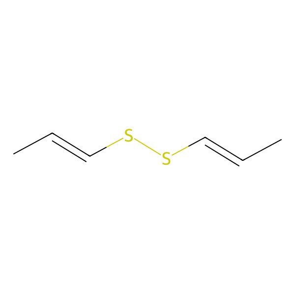 2D Structure of Disulfide, di-1-propenyl