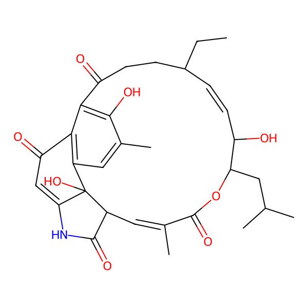 2D Structure of Divergolide U