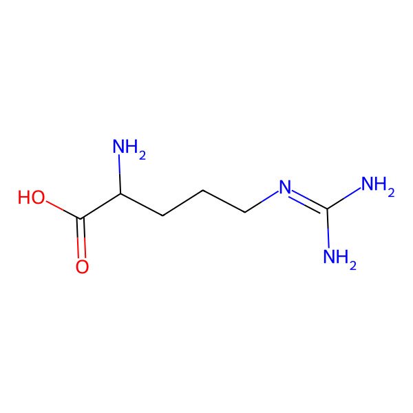 2D Structure of DL-Arginine
