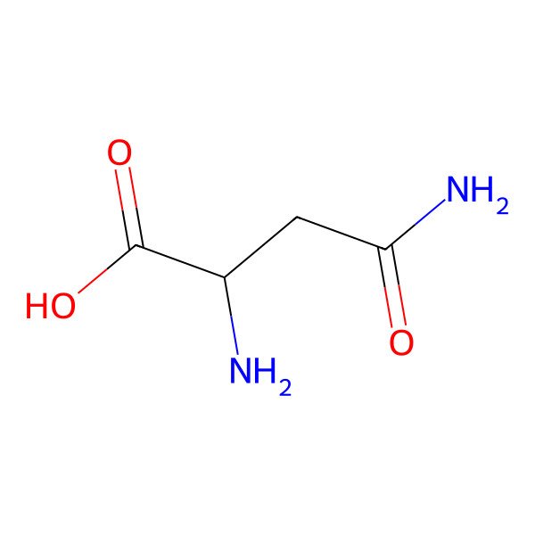 2D Structure of DL-Asparagine