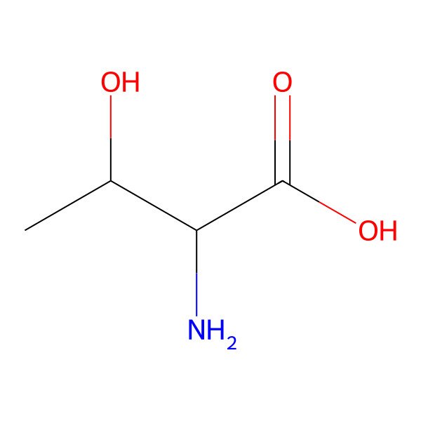 2D Structure of DL-Threonine