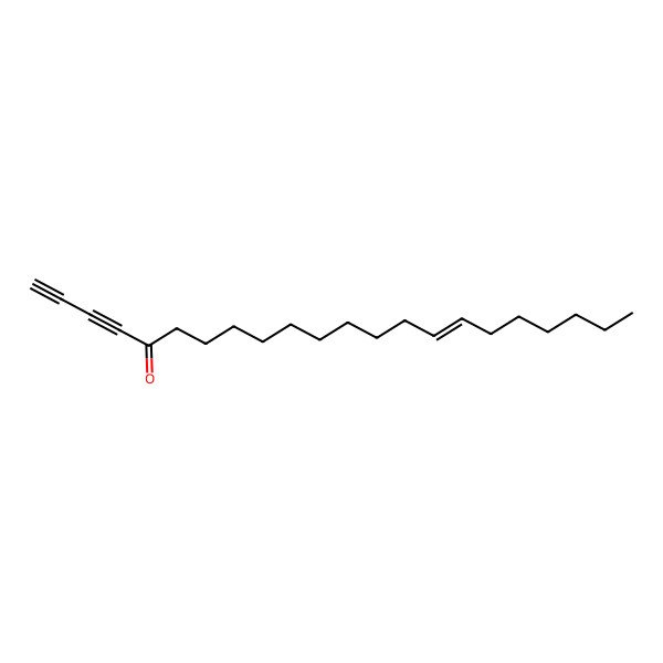 2D Structure of Docos-15-ene-1,3-diyn-5-one