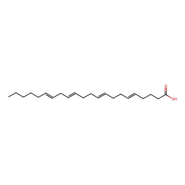 2D Structure of Docosa-5,9,13,16-tetraenoic acid