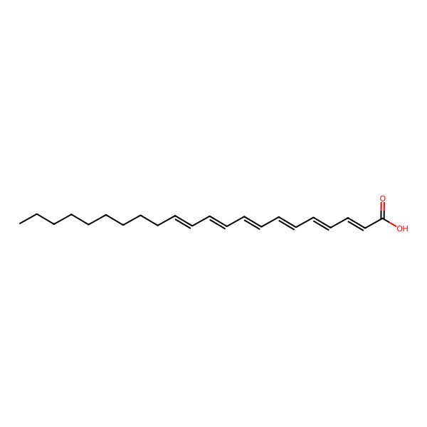 2D Structure of Docosahexenoic acid