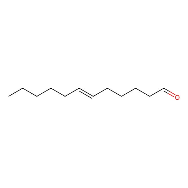 2D Structure of Dodec-6-enal