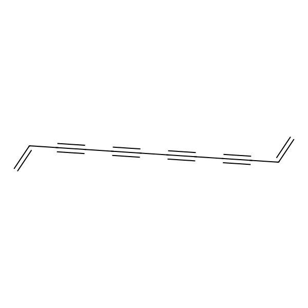2D Structure of Dodeca-1,11-dien-3,5,7,9-tetrayne