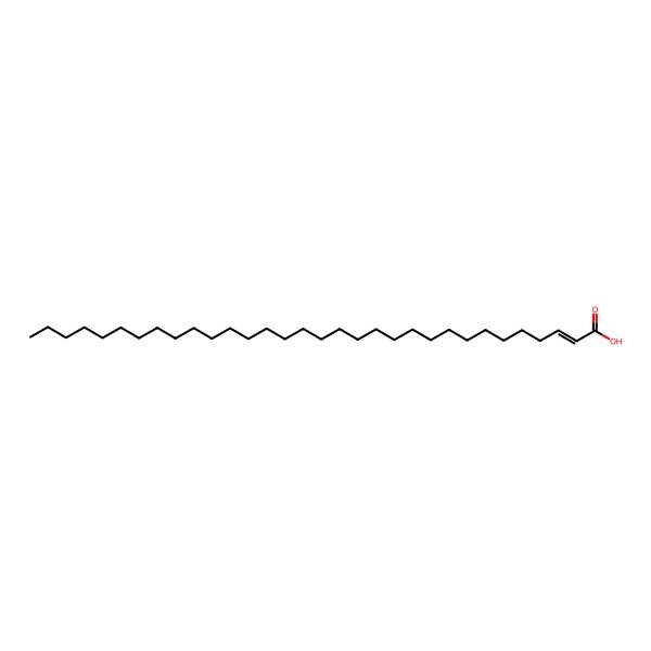 2D Structure of Dotriacont-2-enoic acid