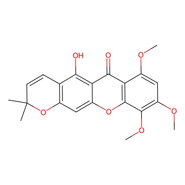 2D Structure of Dulxanthone F