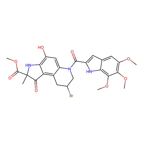 2D Structure of Duocarmycin B1