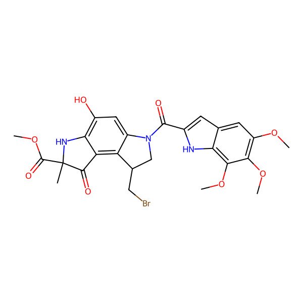 2D Structure of Duocarmycin B2