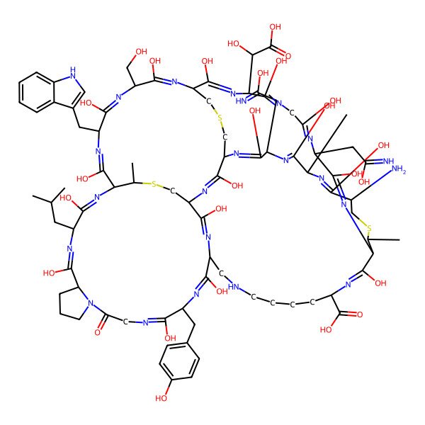 2D Structure of Duramycin C