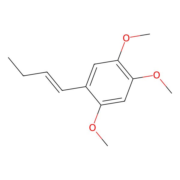 2D Structure of (e)-1-(2,4,5-Trimethoxyphenyl)but-1-ene