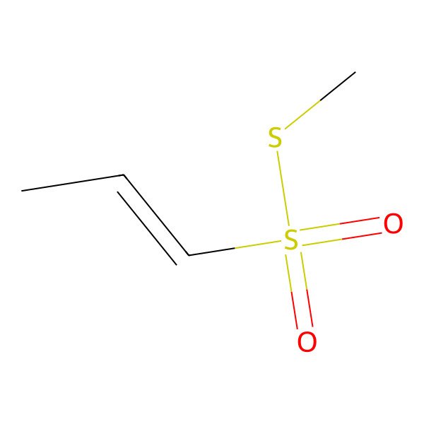 2D Structure of (E)-1-Methylsulfanylsulfonylprop-1-ene 2D Structure of (E)-1-Methylsulfanylsulfonylprop-1-ene