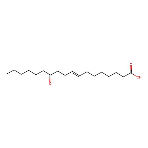 2D Structure of (E)-12-oxooctadec-8-enoic acid