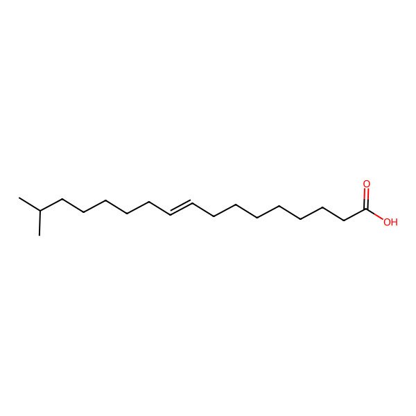2D Structure of (E)-16-methylheptadec-9-enoic acid