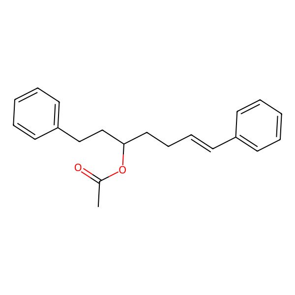 2D Structure of [(E)-1,7-diphenylhept-6-en-3-yl] acetate