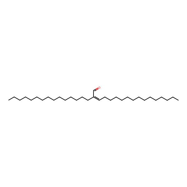 2D Structure of (E)-2-pentadecylheptadec-2-enal
