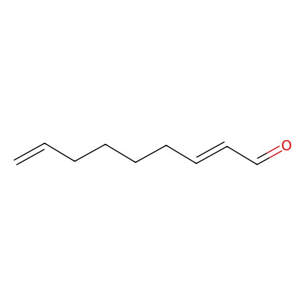 2D Structure of (e)-2,8-Nonadienal