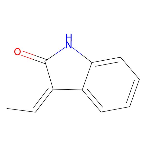 2D Structure of (e)-3-Ethylidene-1,3-dihydroindol-2-one
