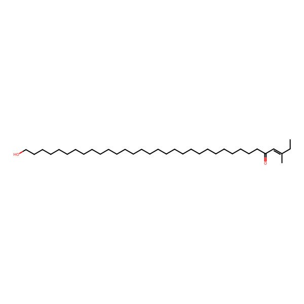 2D Structure of (E)-34-hydroxy-3-methyltetratriacont-3-en-5-one 2D Structure of (E)-34-hydroxy-3-methyltetratriacont-3-en-5-one