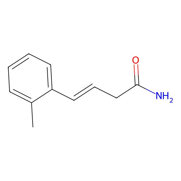 2D Structure of (E)-4-(2-methylphenyl)but-3-enamide