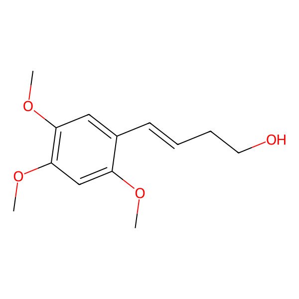 2D Structure of (e)-4-(2',4',5'-Trimethoxyphenyl)but-3-en-1-ol