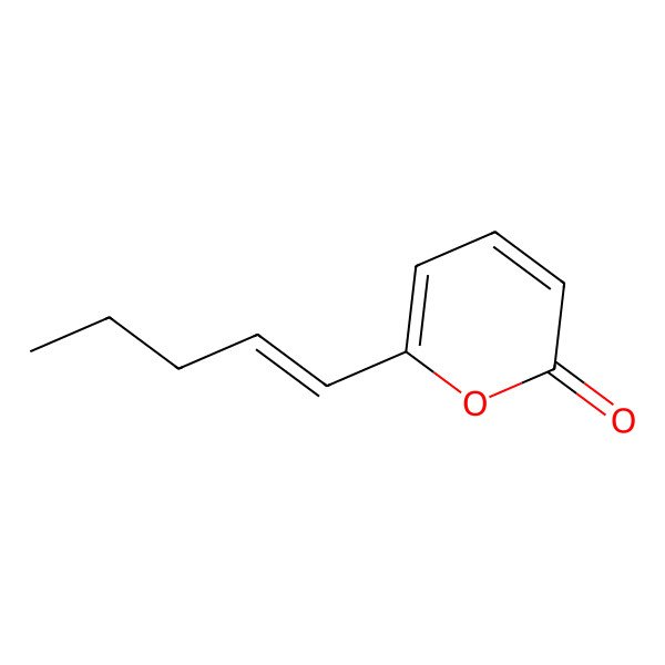 2D Structure of (e)-6-(1-Pentenyl)-2h-pyran-2-one