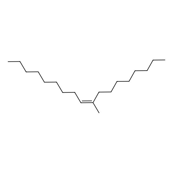 2D Structure of (E)-9-methyloctadec-9-ene