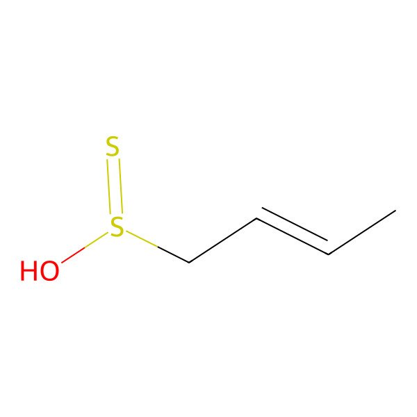 2D Structure of [(E)-but-2-enyl]-hydroxy-sulfanylidene-lambda4-sulfane