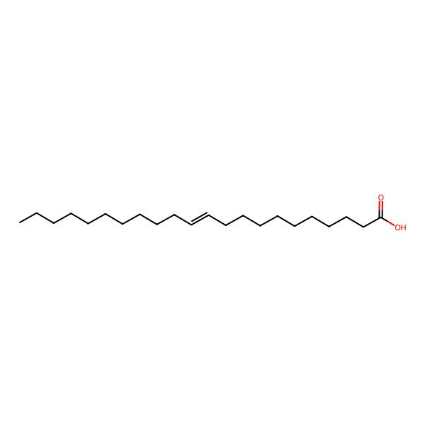 2D Structure of 11-Docosenoic acid