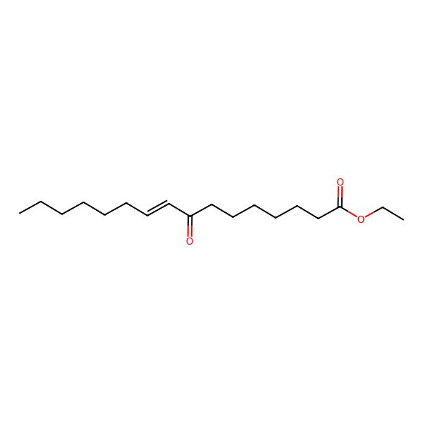 2D Structure of (E)-ethyl 8-oxohexadec-9-enoate