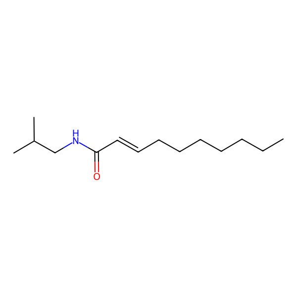 2D Structure of (E)-N-Isobutyldec-2-enamide 2D Structure of (E)-N-Isobutyldec-2-enamide