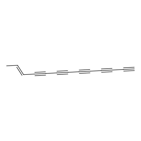 2D Structure of (E)-tridec-11-en-1,3,5,7,9-pentayne