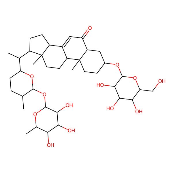 2D Structure of Polypodoside B