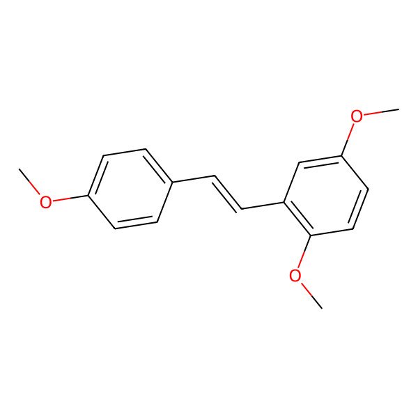 2D Structure of (E)2',4,5'-Trimethoxystilbene