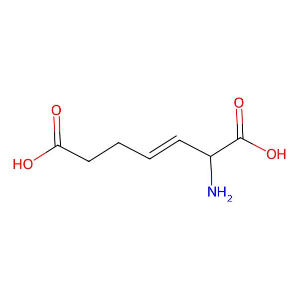 2D Structure of (E,2R)-2-aminohept-3-enedioic acid 2D Structure of (E,2R)-2-aminohept-3-enedioic acid
