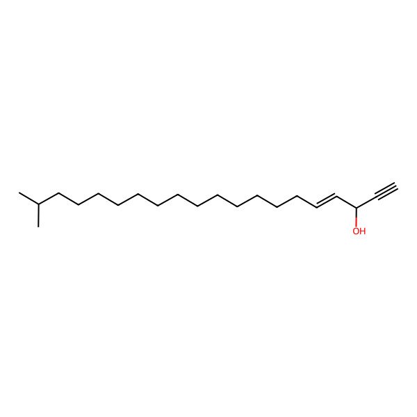 2D Structure of (E,3R)-19-methylicos-4-en-1-yn-3-ol