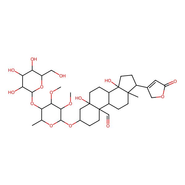 2D Structure of Glucostrebloside