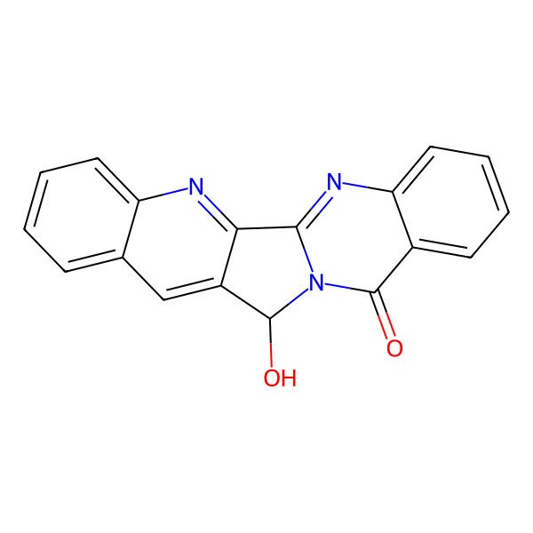 2D Structure of (12S)-12-hydroxy-3,11,21-triazapentacyclo[11.8.0.02,11.04,9.015,20]henicosa-1(21),2,4,6,8,13,15,17,19-nonaen-10-one