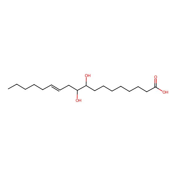 2D Structure of (E,9R,10S)-9,10-dihydroxyoctadec-12-enoic acid 2D Structure of (E,9R,10S)-9,10-dihydroxyoctadec-12-enoic acid
