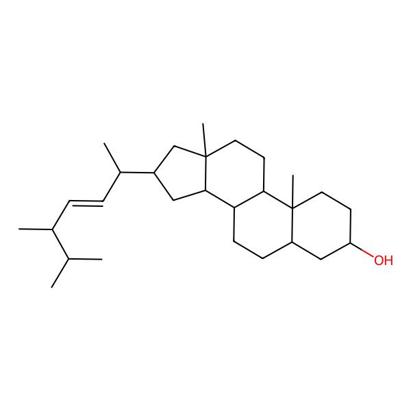 2D Structure of 16-(5,6-dimethylhept-3-en-2-yl)-10,13-dimethyl-2,3,4,5,6,7,8,9,11,12,14,15,16,17-tetradecahydro-1H-cyclopenta[a]phenanthren-3-ol