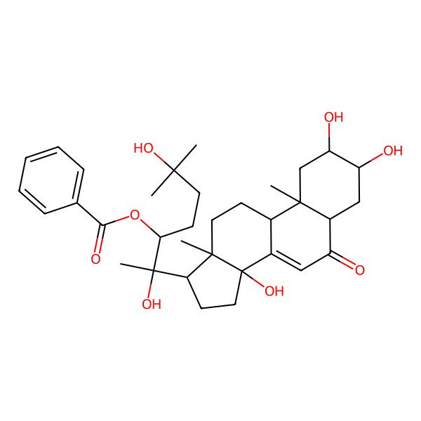 2D Structure of Ecdysterone 22-O-benzoate
