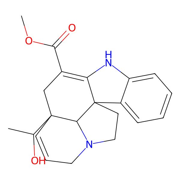 2D Structure of 19R-Hydroxytabersonine