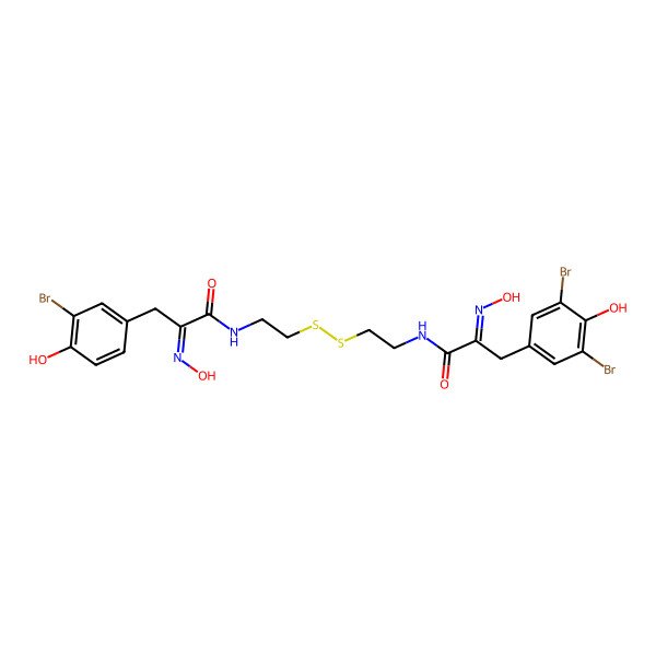 2D Structure of (E,E)-Bromopsammaplin A