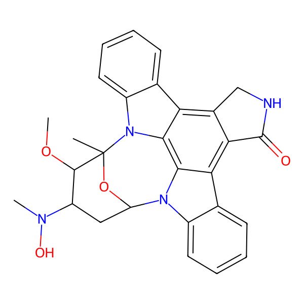 2D Structure of (2S,3R,4R,6R)-4-[hydroxy(methyl)amino]-3-methoxy-2-methyl-29-oxa-1,7,17-triazaoctacyclo[12.12.2.12,6.07,28.08,13.015,19.020,27.021,26]nonacosa-8,10,12,14,19,21,23,25,27-nonaen-16-one